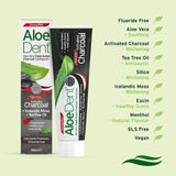 AloeDent Charcoal Toothpaste 100ml - McGrocer