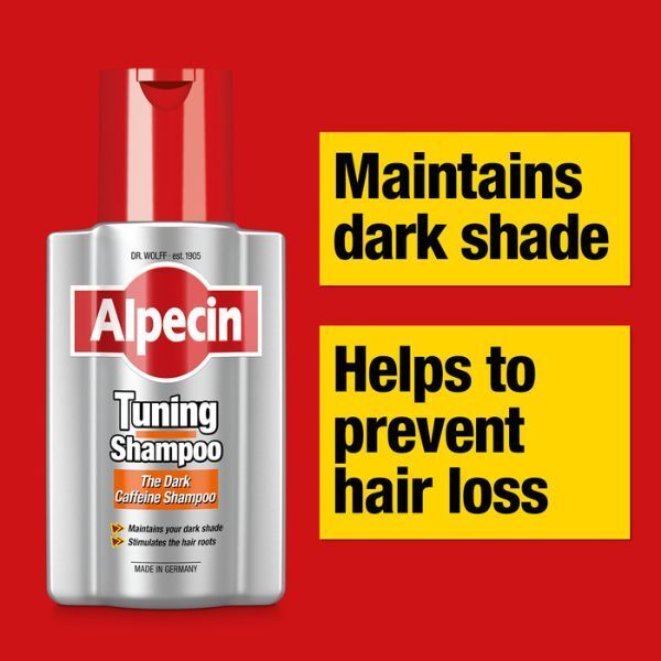 Alpecin Tuning Shampoo 3x 200ml | Preserves Natural Colour - McGrocer