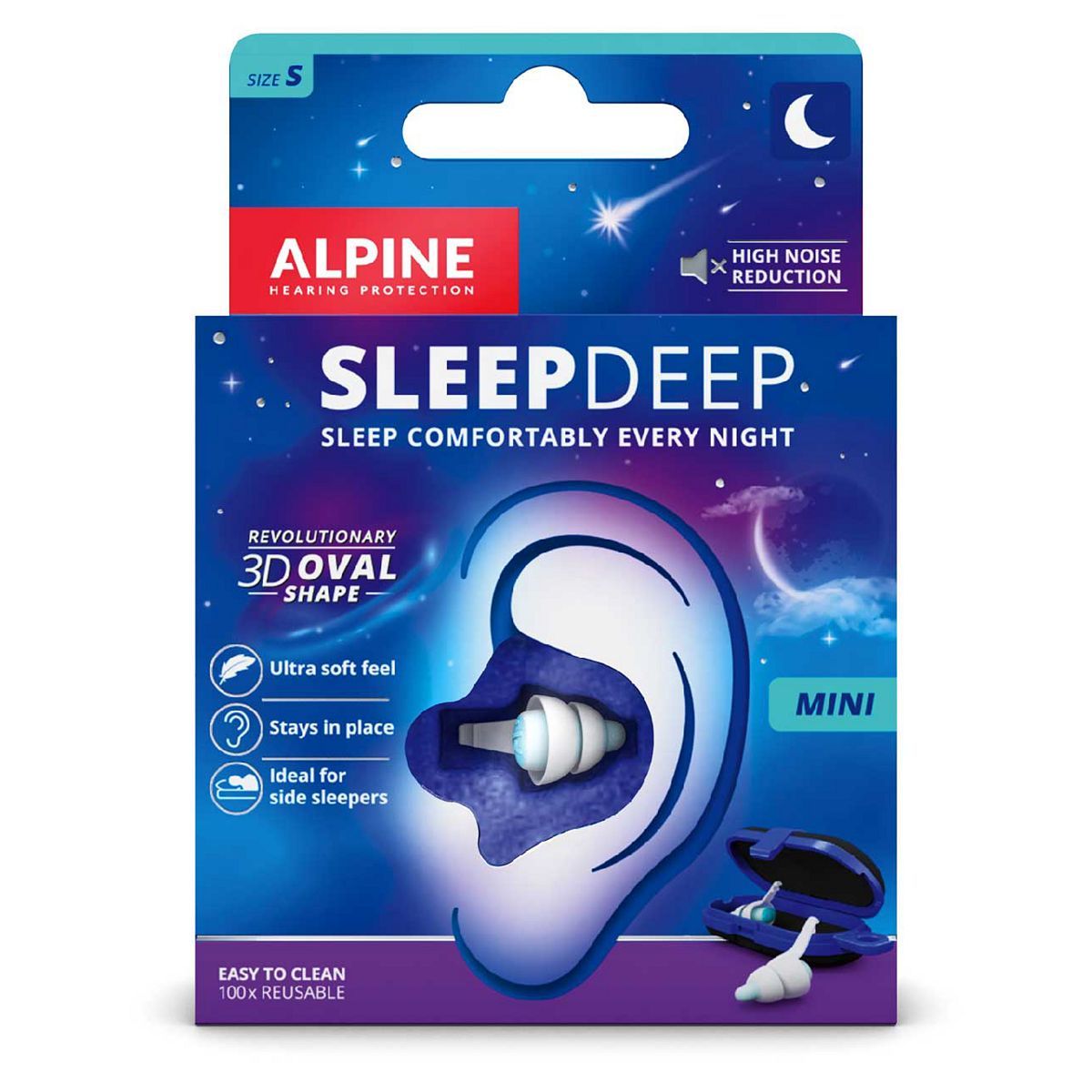 Alpine Sleepdeep Mini Sleeping Earplugs 1 Pair - McGrocer