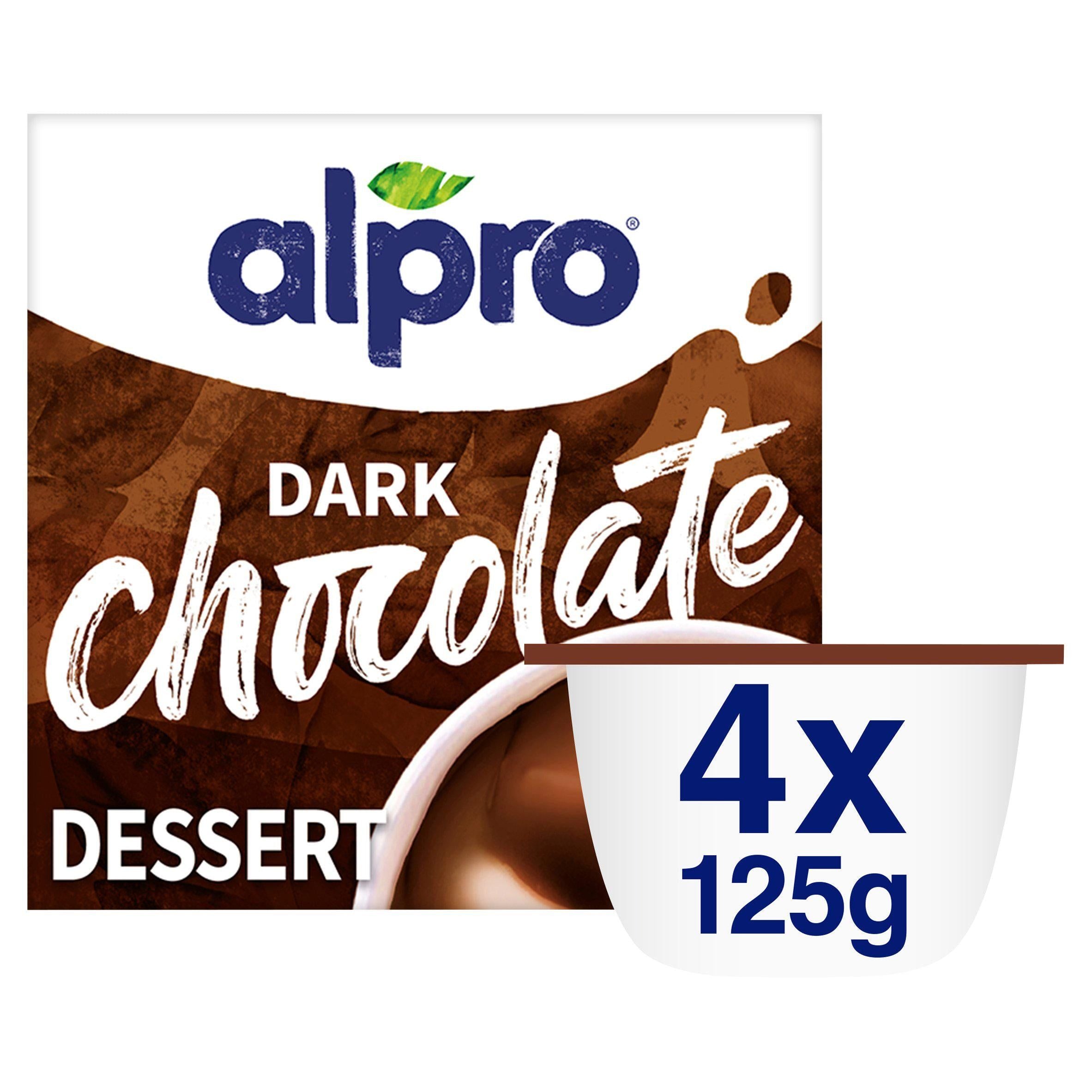 Alpro Dark Chocolate Dessert 4x125g - McGrocer