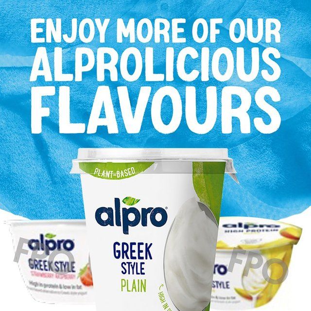 Alpro Greek Style Plain Yoghurt Alternative   400g - McGrocer