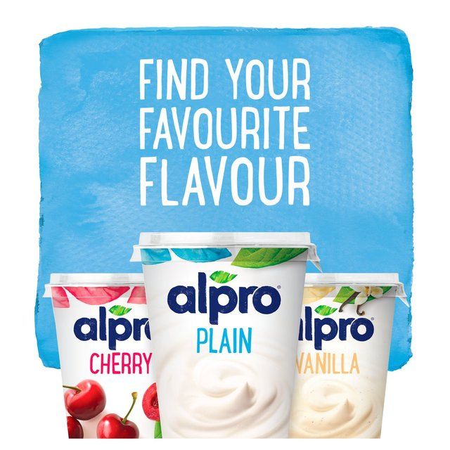 Alpro No Bits Strawberry-Banana & Peach-Pear Yoghurt Alternative   4 x 125g - McGrocer