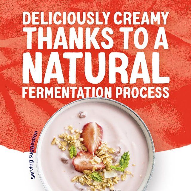 Alpro No Bits Strawberry-Banana & Peach-Pear Yoghurt Alternative   4 x 125g - McGrocer