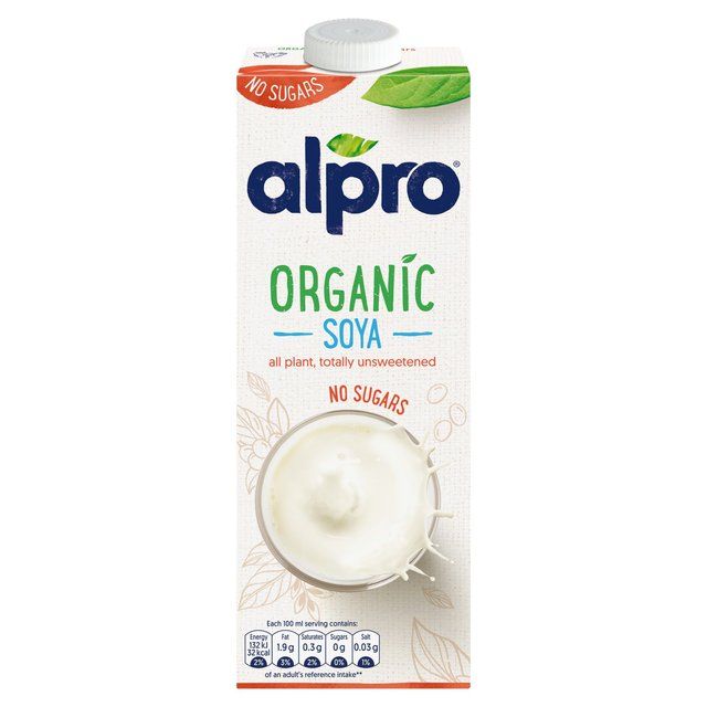 Alpro No Sugars Organic Soya Long Life Drink 1L - McGrocer