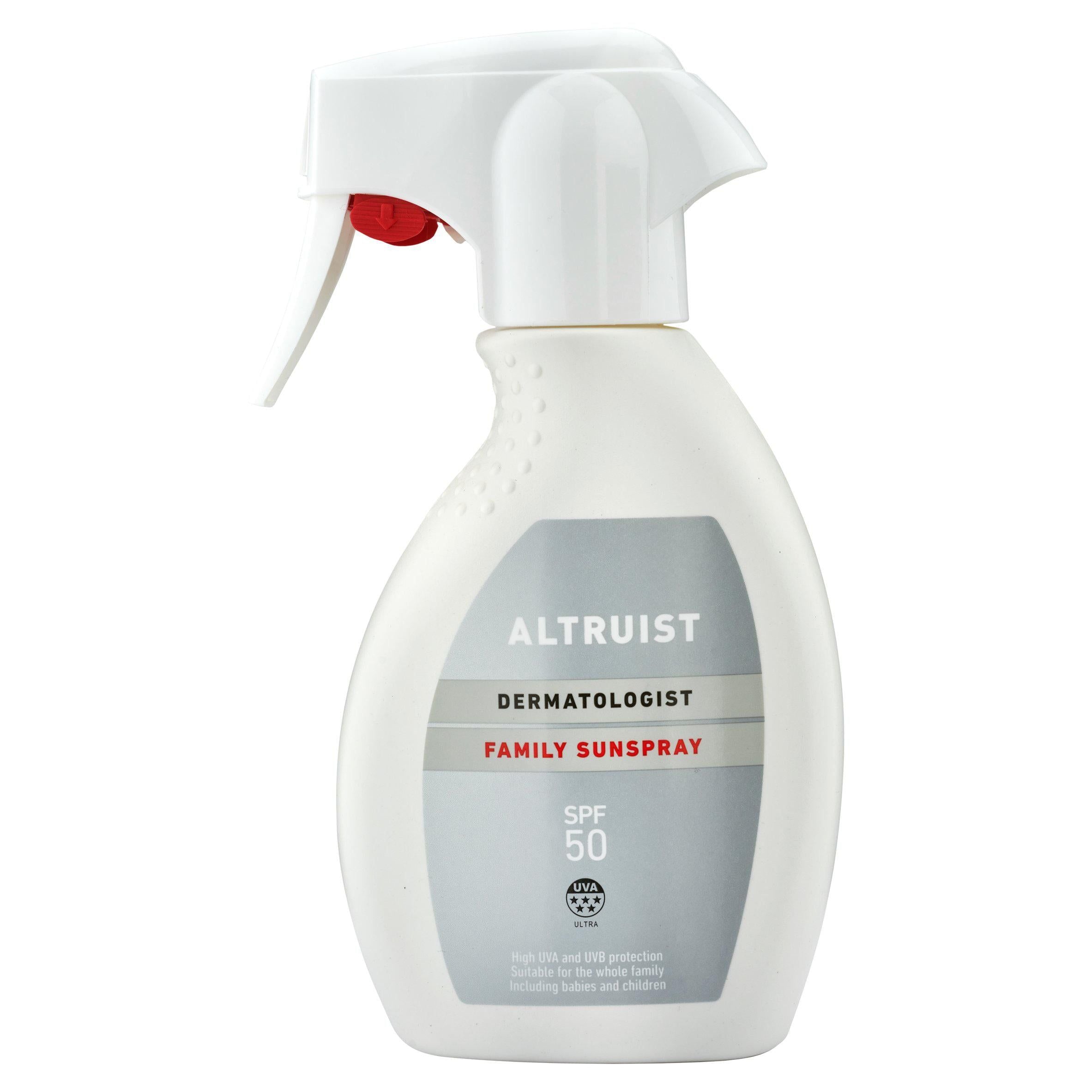 Altruist Dermatologist Family Sunspray SPF 50 PPD 48 250ml - McGrocer
