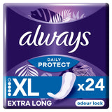 Always Dailies Extra Protect Panty Liners Long Plus x 24 - McGrocer