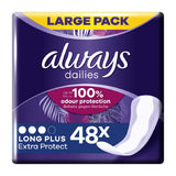 Always Dailies Long Plus Extra Protect Panty Liners x48 - McGrocer