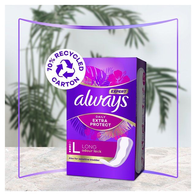 Always Dailies Profresh Panty Liners Large 40 per pack - McGrocer