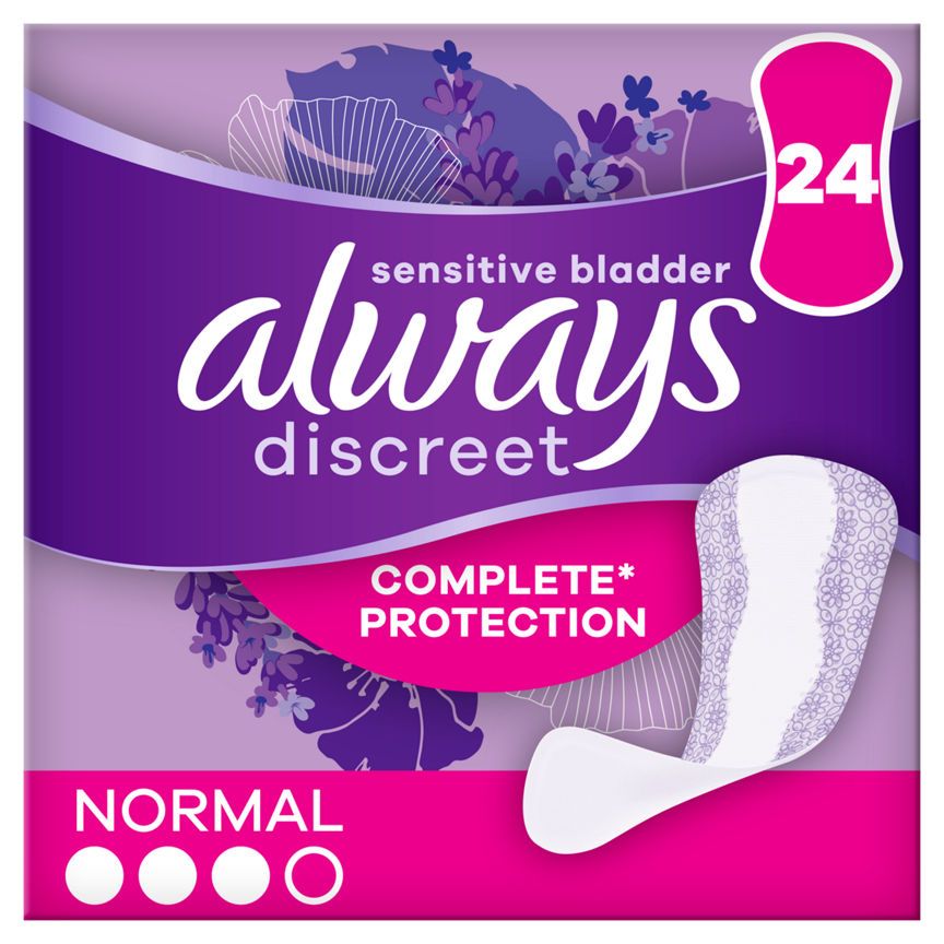 Always Discreet Incontinence Liners For Sensitive Bladder - McGrocer