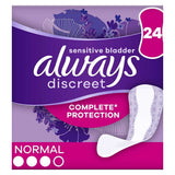 Always Discreet Incontinence Liners Normal 24, For Sensitive Bladder - McGrocer