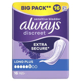 Always Discreet Incontinence Pads Long Plus 16 per pack - McGrocer