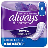 Always Discreet Incontinence Pads+ Long Plus 8 - McGrocer