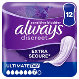 Always Discreet Incontinence Pads Ultimate Day 12 per pack - McGrocer