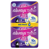 Always Platinum Secure Night Sanitary Towels Wings Size 4   14 per pack - McGrocer