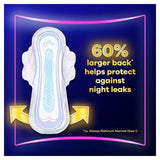 Always Platinum Secure Night Sanitary Towels Wings Size 4   14 per pack - McGrocer