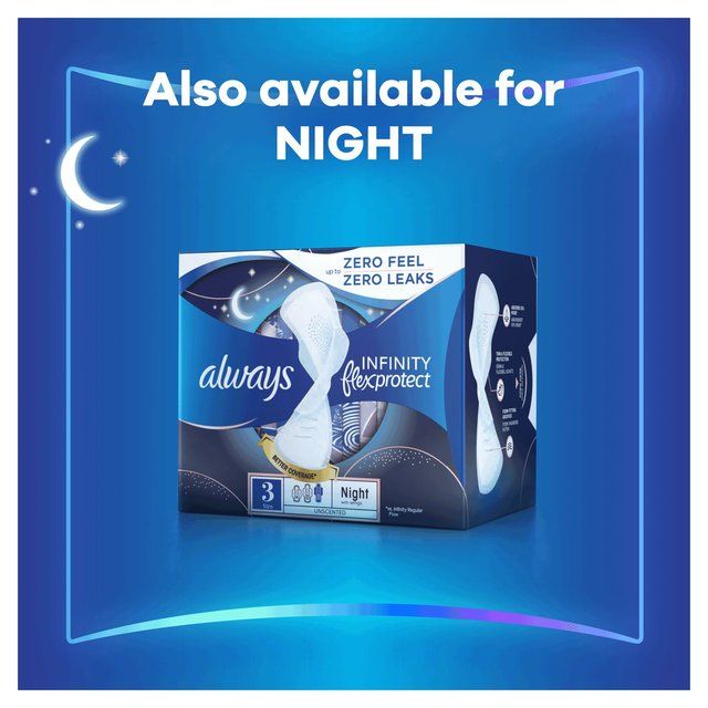 Always Sanitary Towels Infinity Long (Size 2) Wings   11 per pack - McGrocer