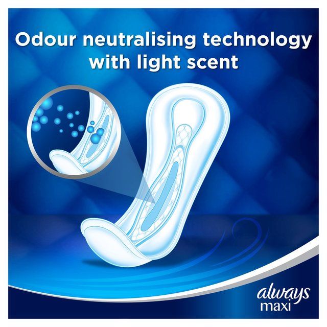 Always Sanitary Towels Maxi Night    9 per pack - McGrocer