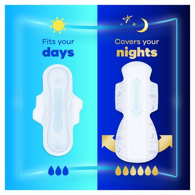 Always Sanitary Towels Ultra Night (Size 3) Wings   9 per pack - McGrocer