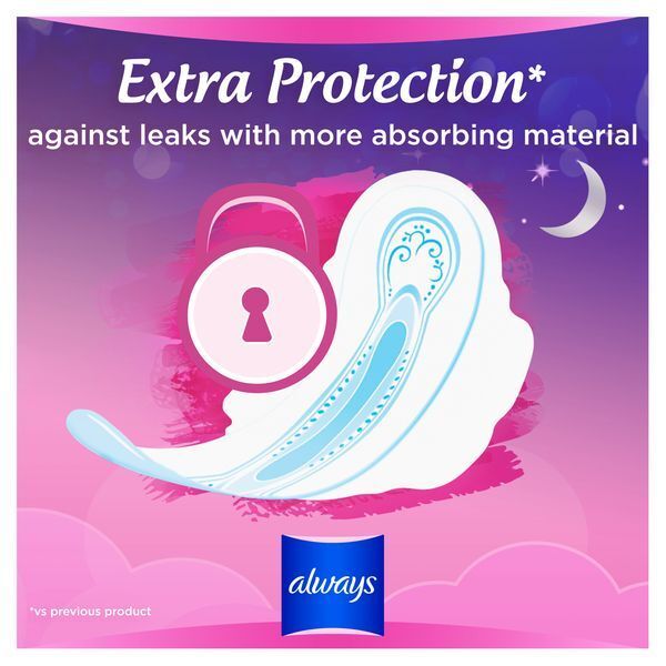 Always Sensitive Night Ultra (Size 3) Sanitary Towels x10 - McGrocer