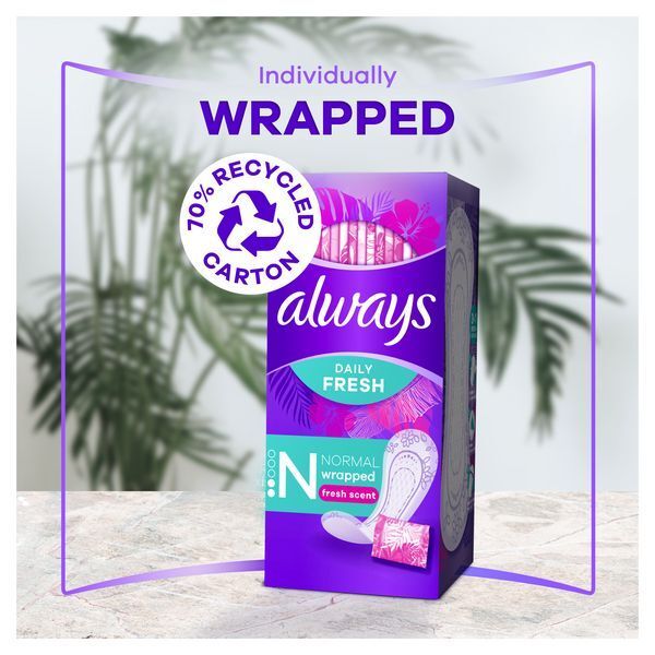 Always Daily Fresh Normal Wrapped Panty Liners x20 - McGrocer