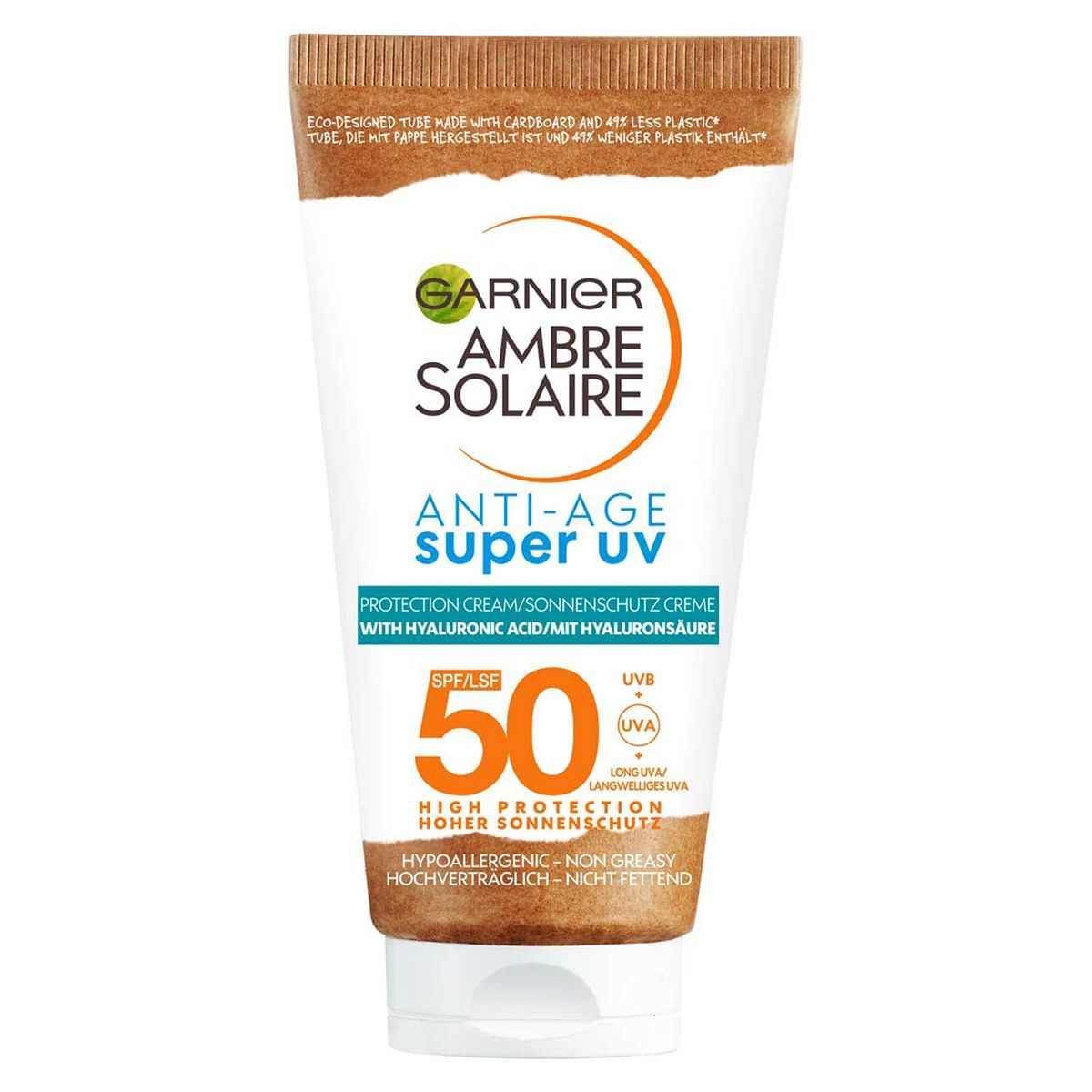 Ambre Solaire Super UV Anti-age Face Protection Cream SPF50 Tube 50ml - McGrocer