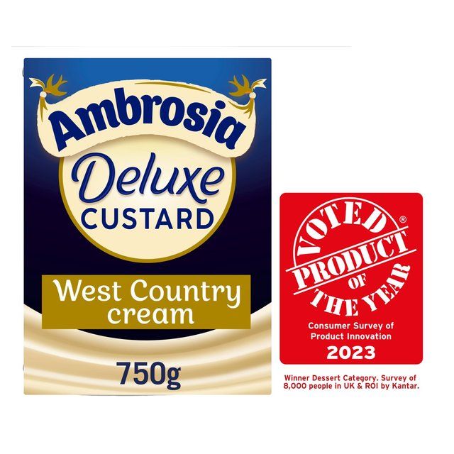 Ambrosia Deluxe West Country Cream Custard 750g - McGrocer