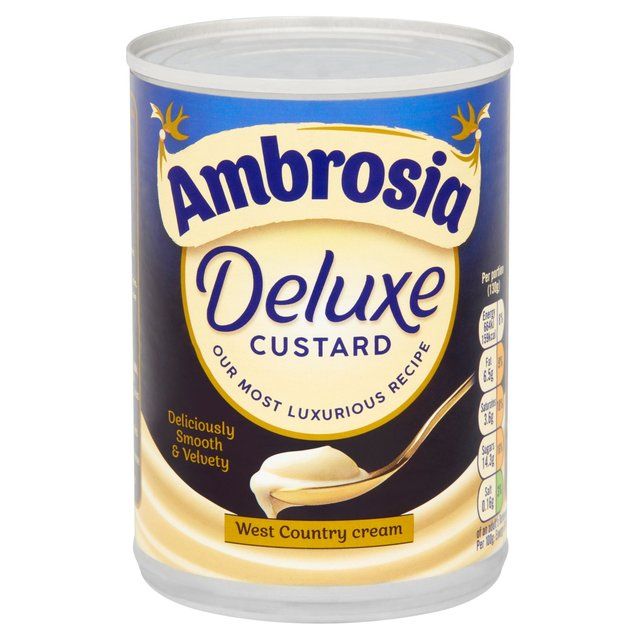 Ambrosia Deluxe West Country Cream Custard Can 400g - McGrocer