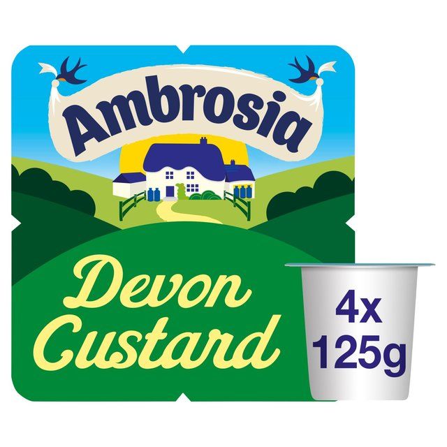 Ambrosia Devon Custard Pots 4 x 125g - McGrocer