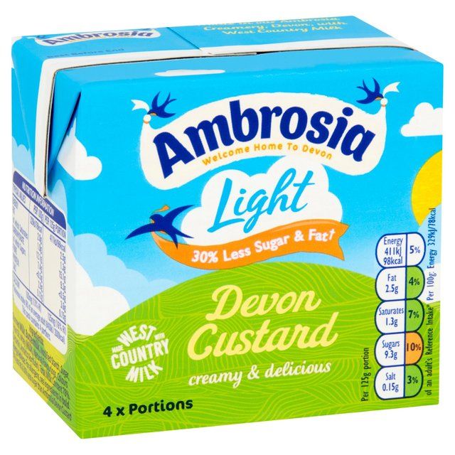 Ambrosia Light Reduced Sugar Custard 500g - McGrocer