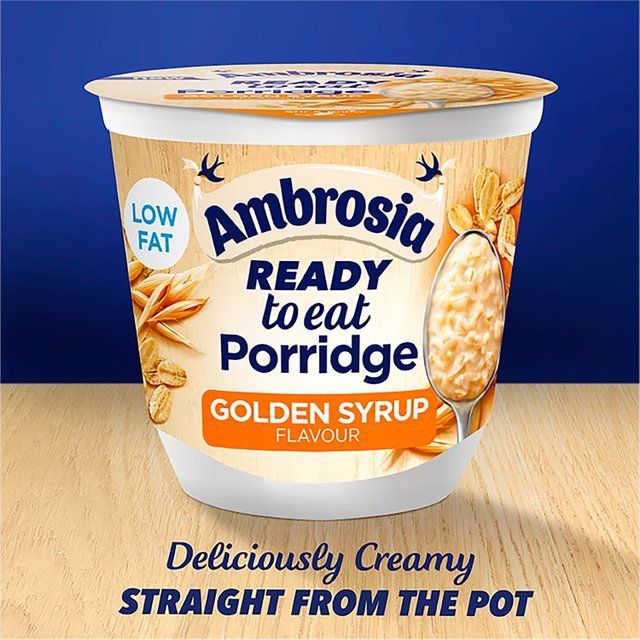 Ambrosia Ready to Eat Porridge Golden Syrup 210g - McGrocer
