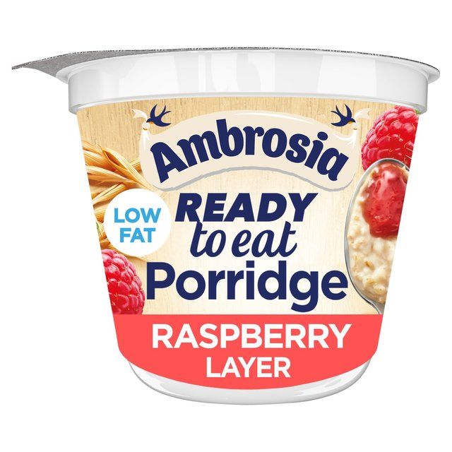 Ambrosia Ready To Eat Porridge with Raspberry Layer 210g - McGrocer