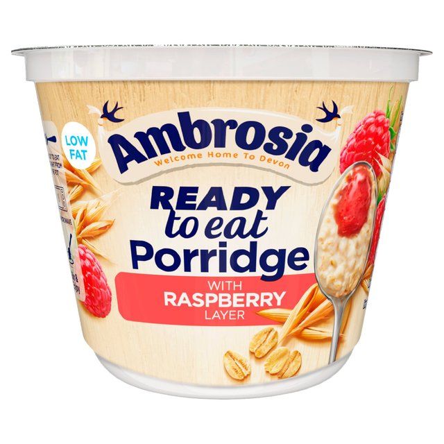 Ambrosia Ready To Eat Porridge with Raspberry Layer 210g - McGrocer