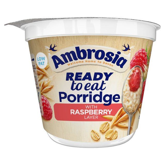 Ambrosia Ready To Eat Porridge with Raspberry Layer 210g - McGrocer