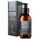 Amphora Aromatics Cedarwood Shave Gel COSMOS Organic 120ml - McGrocer
