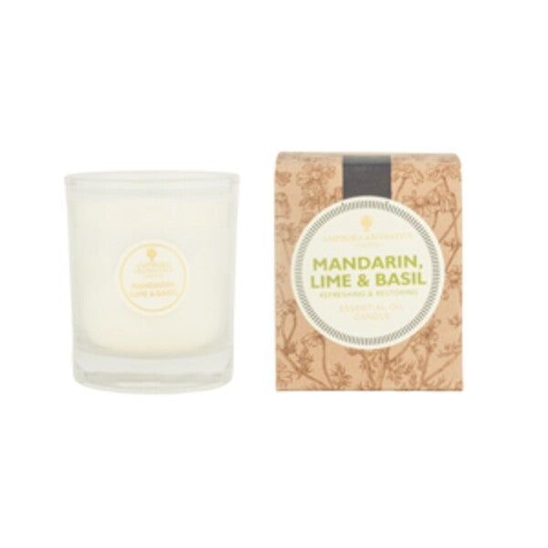 Amphora Aromatics Mandarin, Lime & Basil - 40hr Pot Candle. - McGrocer