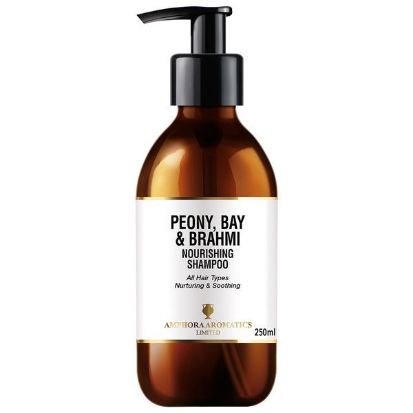 Amphora Aromatics Peony, Bay and Brahmi Shampoo 250ml - McGrocer