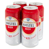 Amstel Lager Beer Cans   4 x 440ml - McGrocer