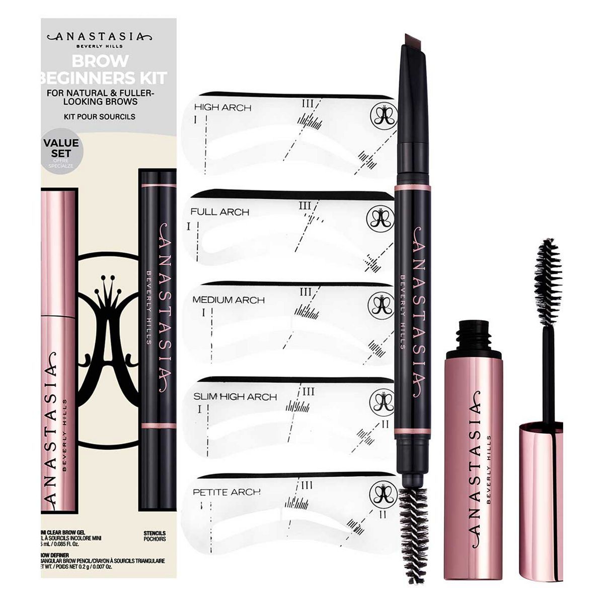 Anastasia Beverly Hills Brow Beginners Kit - Soft Brown - McGrocer