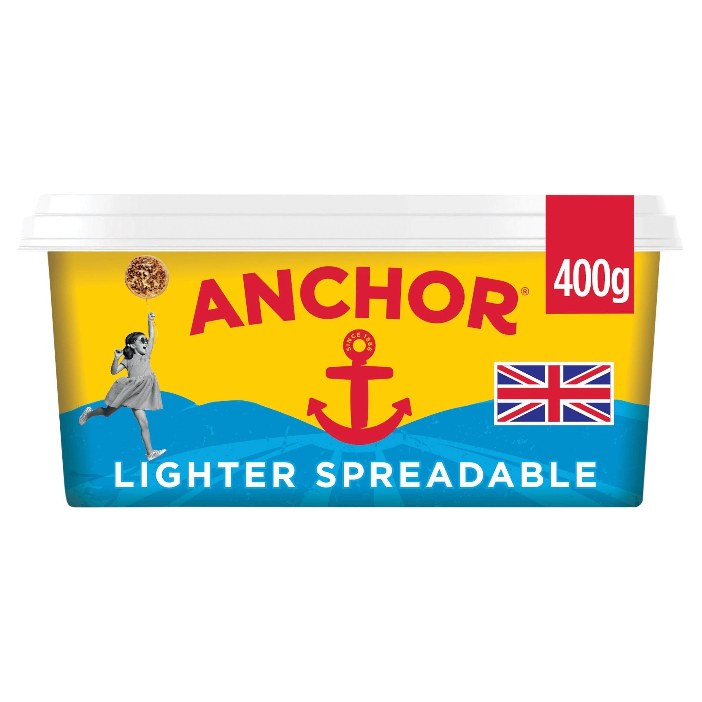 Anchor Lighter Spreadable Blend of Butter & Rapeseed Oil Spread 400g - McGrocer