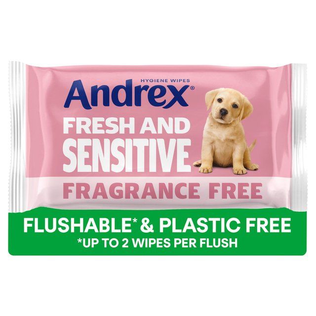 Andrex Hygiene Wipes Fresh and Sensitive Single Pack 30 per pack - McGrocer