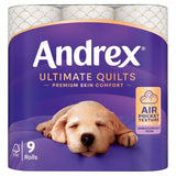 Andrex Supreme Quilts Toilet Roll 9 per pack - McGrocer