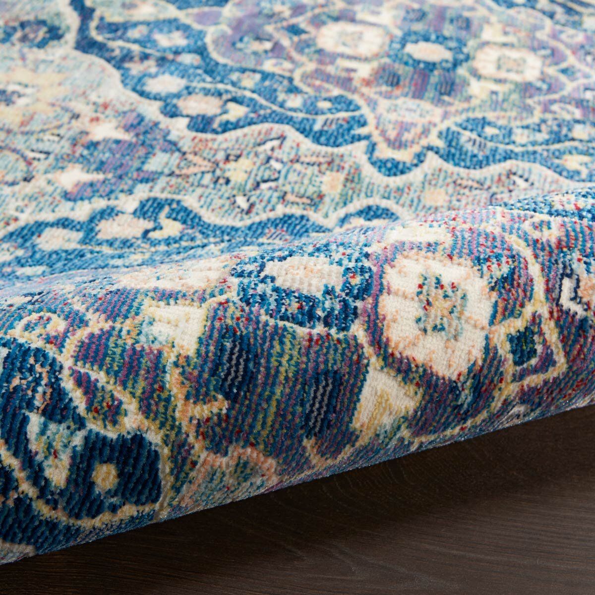 Ankara Blue Patterned Rug in 2 Sizes - McGrocer