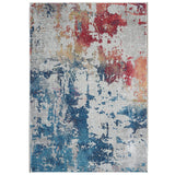 Ankara Brushstroke Design Rug in 2 Sizes - McGrocer