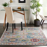 Ankara Grey Patterned Rug in 2 Sizes - McGrocer