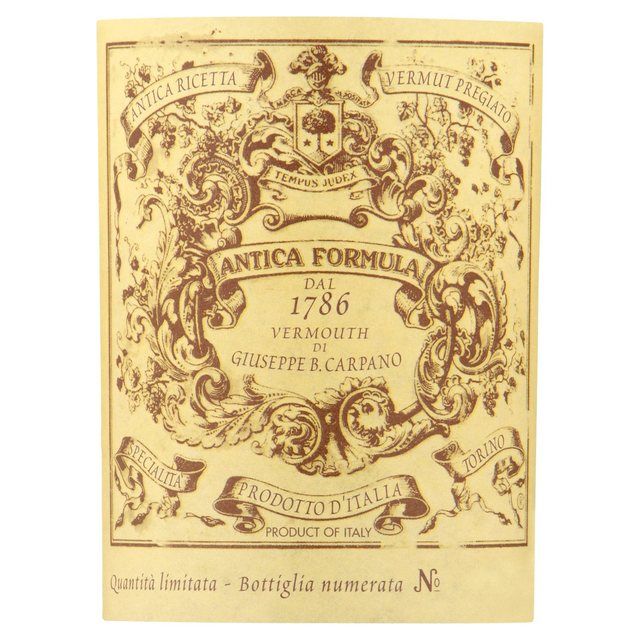 Antica Formula Carpano Vermouth NV 37.5cl - McGrocer