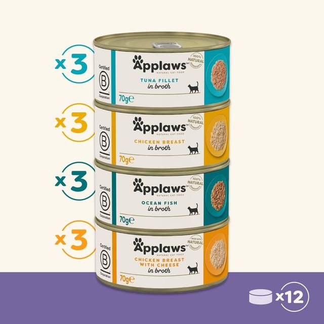 Applaws Cat Tin Multipack Supreme Collection 12 x 70g - McGrocer