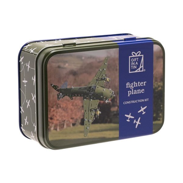 Apples To Pears Gift In A Tin Fighter Plane Construction Kit - McGrocer