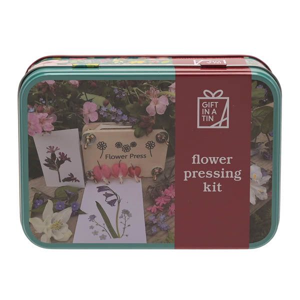 Apples To Pears Gifts For Grown Ups Flower Pressing Kit Tin - McGrocer