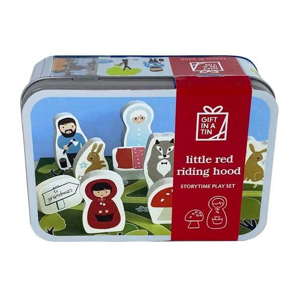Apples To Pears Storytime Gift In A Tin Red Riding Hood - McGrocer
