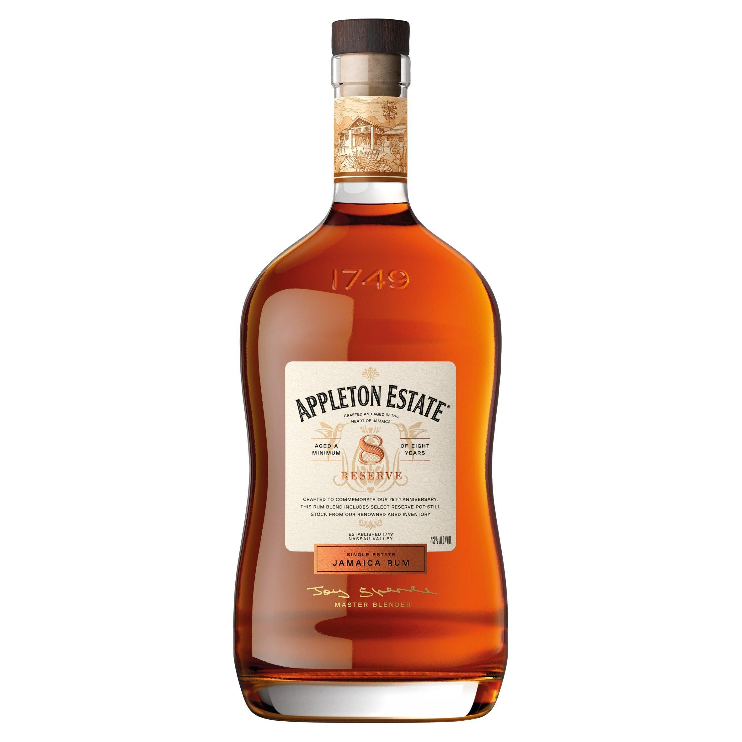 Appleton Estate 8 Year Old Reserve Finest Jamaica Rum For Sipping And Cocktails, 70cl - McGrocer